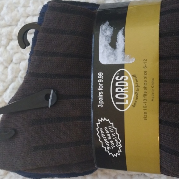 NWT 6 Pair Value Bundle Cotton/Cotton Blend Dress Socks - Picture 5 of 13